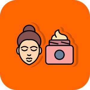 skin-care-filled-orange-background-icon-vector